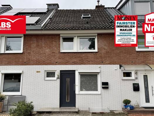 Reihenmittelhaus zum Kauf 181.000 € 4 Zimmer 91 m² 185 m² Grundstück Nordhorn Nordhorn 48529