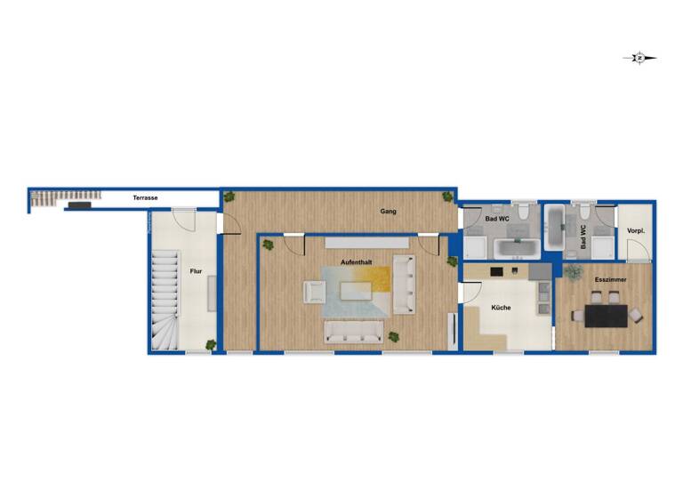 Doppelhaushälfte zum Kauf 325.000 € 5 Zimmer 165,8 m² 621 m² Grundstück Unterfahlheim Nersingen 89278