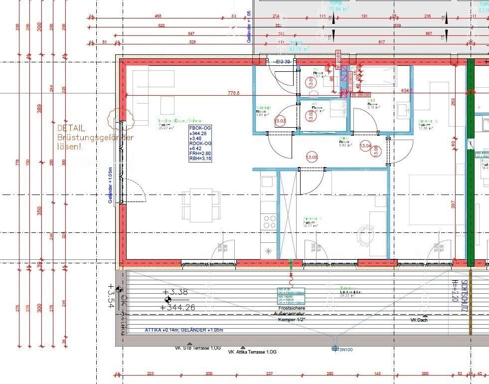 Wohnung zur Miete 1.049 € 3 Zimmer 83,8 m²<br/>Wohnfläche Gries Graz 8055