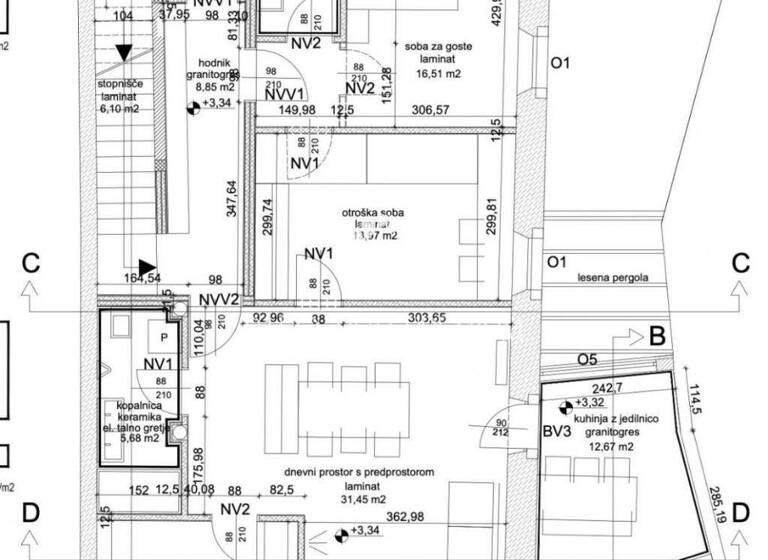 Wohnung zum Kauf 425.000 € 3 Zimmer 96 m² 1. Geschoss Luka