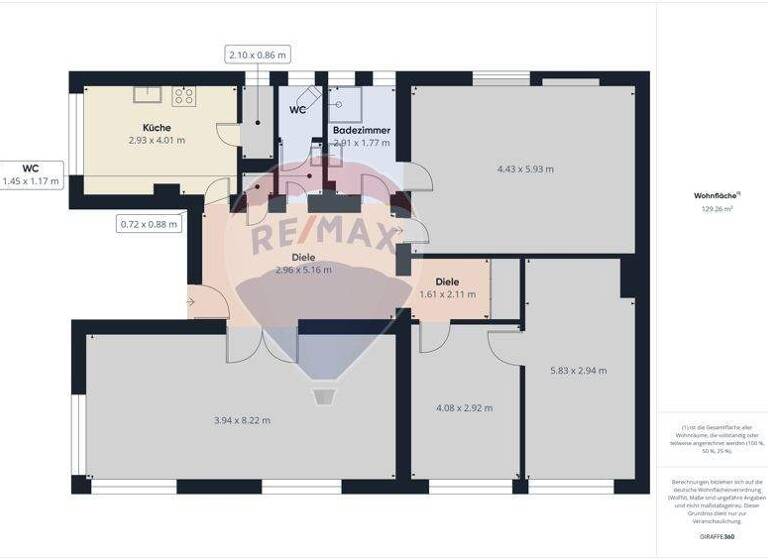 Wohnung zur Miete 590 € 4 Zimmer 120 m² frei ab sofort Visselhövede 27374