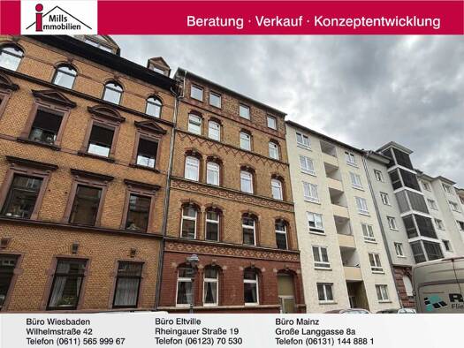 Mehrfamilienhaus zum Kauf als Kapitalanlage geeignet 1.980.000 € 23 Zimmer 701 m² 263 m² Grundstück Altstadt Mainz 55116