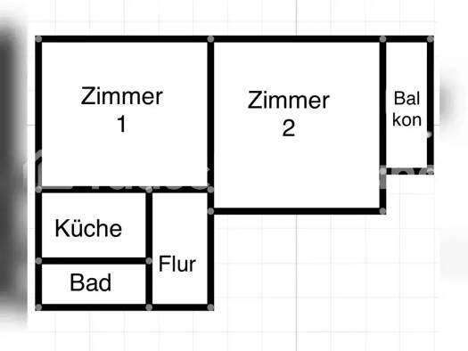 Wohnung zur Miete Tauschwohnung 500 € 2 Zimmer 52 m² 1. Geschoss Mülheim Köln 51063