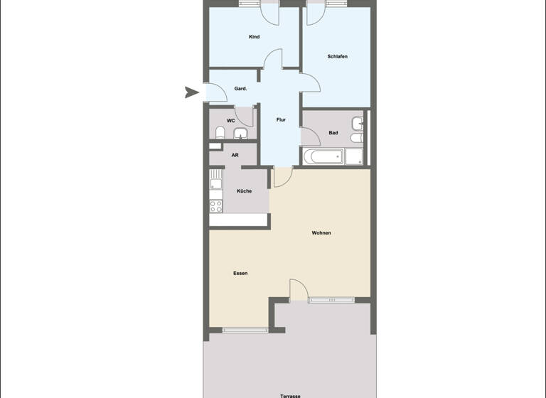 Wohnung zum Kauf provisionsfrei 305.000 € 3 Zimmer 118,3 m² 1. Geschoss Mainaschaff 63814