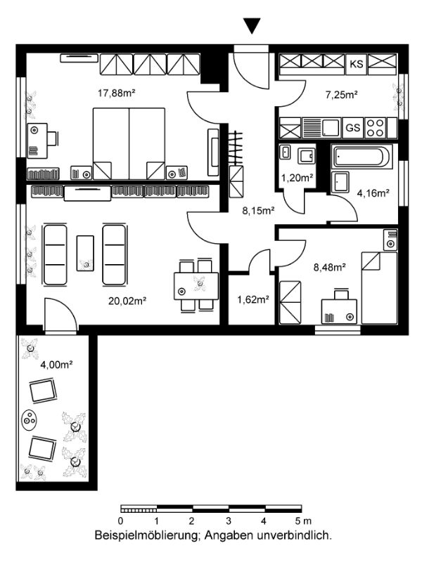 Wohnung zur Miete 869 € 2,5 Zimmer 72,8 m²<br/>Wohnfläche 2.<br/>Geschoss Friedrich-Stampfer-Straße 13A Bonames Frankfurt am Main 60437