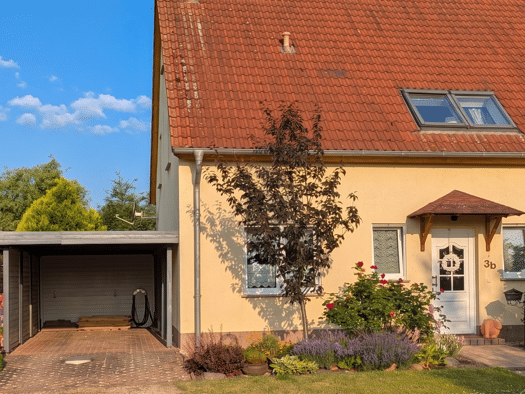 Doppelhaushälfte zum Kauf 285.000 € 4 Zimmer 105 m² 461 m² Grundstück Forststraße 3 B Kochstedt Dessau-Roßlau 06847