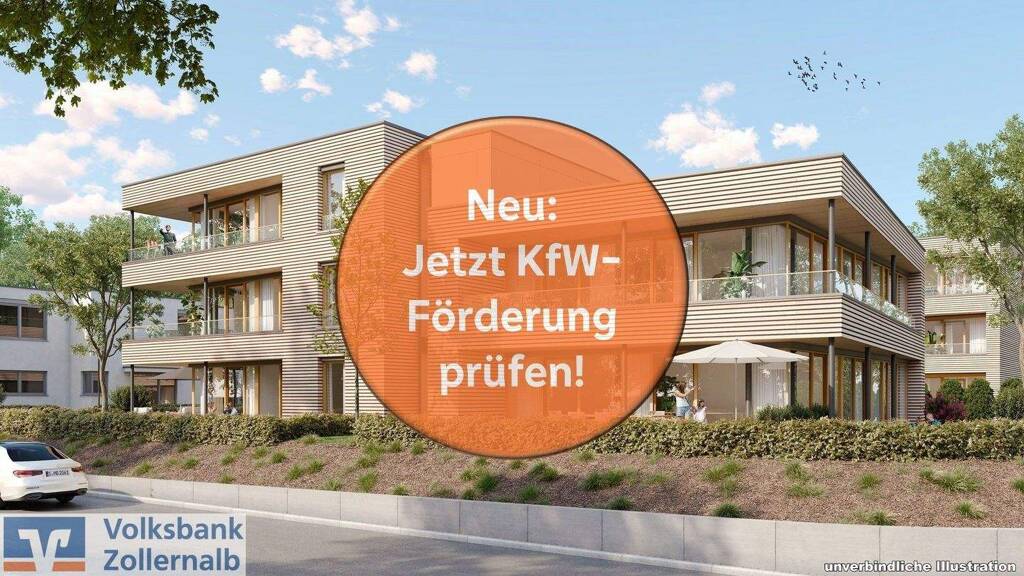 Wohnung zum Kauf - Erstbezug provisionsfrei 449.500 € 3 Zimmer 95,5 m² Engstlatt Balingen 72336