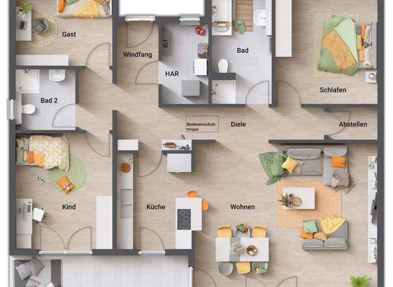 Einfamilienhaus zum Kauf - Erstbezug 372.049 € 4 Zimmer 131 m² 786 m² Grundstück Lettenreuth Michelau in Oberfranken 96247