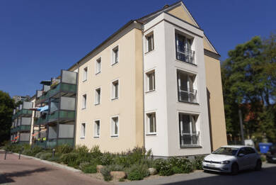 Wohnung zur Miete nur mit Wohnberechtigungsschein 352 € 2 Zimmer 63,2 m² 2. Geschoss Wollenweberstraße 3 Frankfurt Frankfurt (Oder) 15230