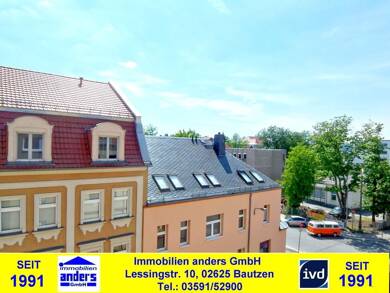 Wohnung zur Miete 350 € 3 Zimmer 64,4 m² 3. Geschoss Bautzen Bautzen 02625