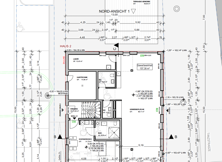 Ladenfläche zur Miete - Erstbezug 1.100 € 103 m² Verkaufsfläche Edenkoben 67480