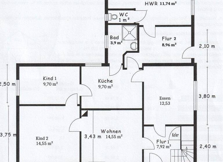 Einfamilienhaus zum Kauf 159.000 € 6 Zimmer 132 m² 802 m² Grundstück Twistringen 27239