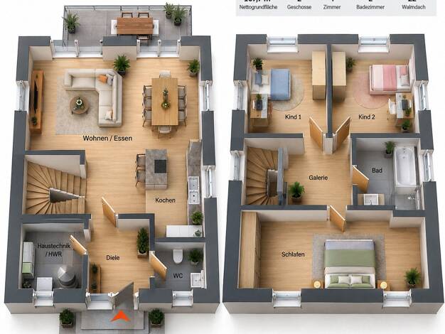 Einfamilienhaus zum Kauf 392.679 € 5 Zimmer 107,7 m² 982 m² Grundstück Epterode Großalmerode 37247