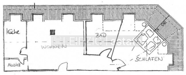 Wohnung zur Miete 399 € 2 Zimmer 45,3 m²<br/>Wohnfläche 01.01.2025<br/>Verfügbarkeit Pörstener Straße 14 Kleinzschocher Leipzig 04229