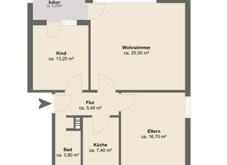 Wohnung zum Kauf 136.000 € 3 Zimmer 73 m² 2. Geschoss Sennestadt BI-Sennestadt 33689