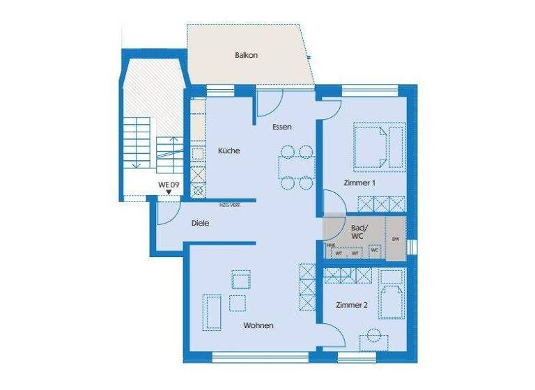Wohnung zum Kauf 479.000 € 3,5 Zimmer 87 m² Bissingen Bietigheim-Bissingen / Bissingen 74321