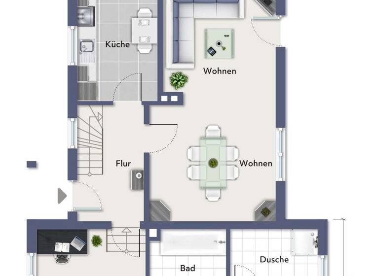 Doppelhaushälfte zum Kauf 199.000 € 5 Zimmer 120 m² 945 m² Grundstück Bassum 27211