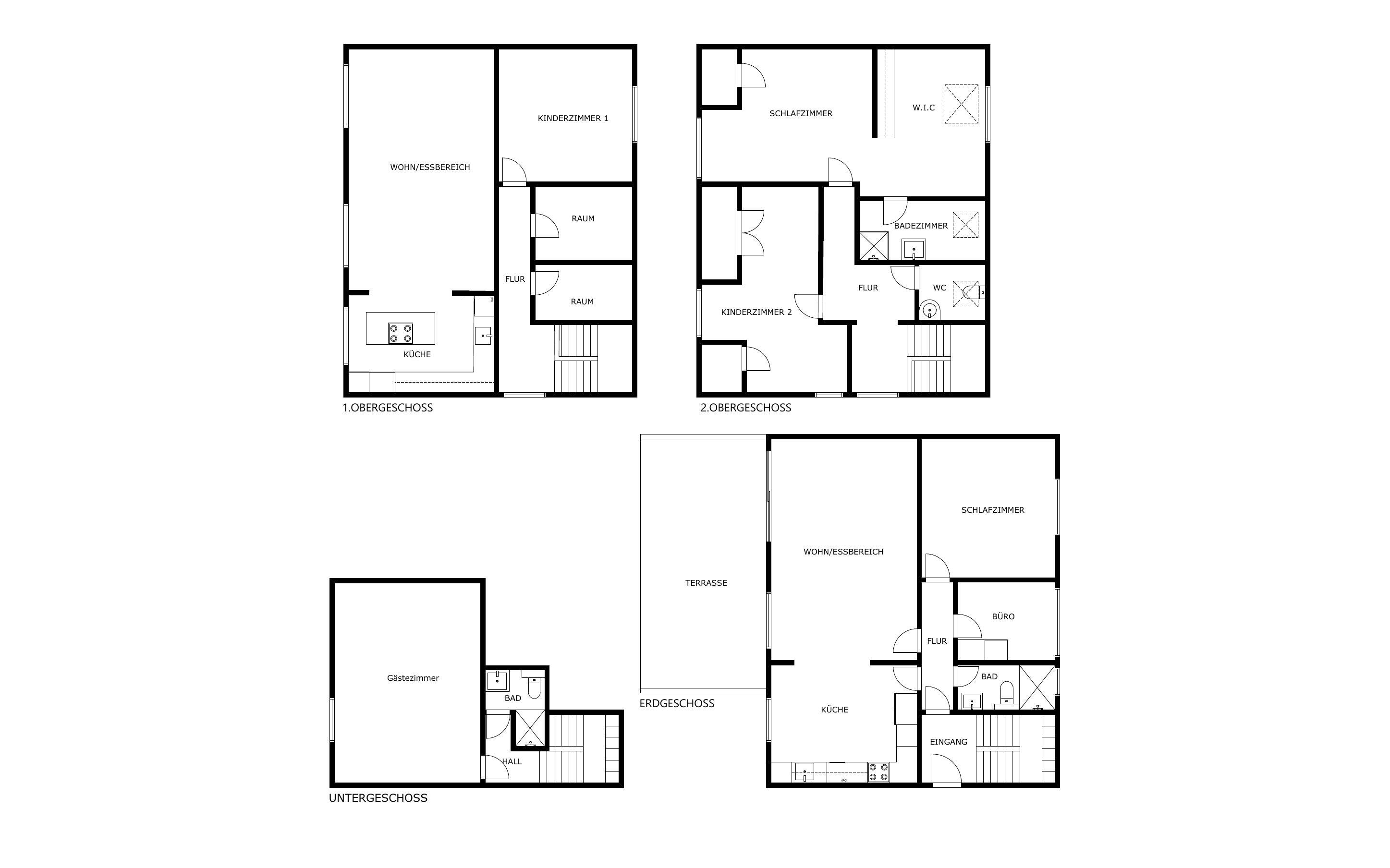 Mehrfamilienhaus zum Kauf 559.000 € 9 Zimmer 190 m²<br/>Wohnfläche 662 m²<br/>Grundstück Lindenstraße 37 Mitte II Gladbeck 45964