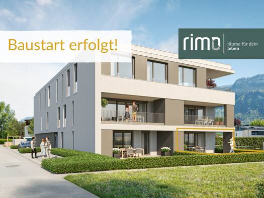 Wohnung zum Kauf - Neubau 435.000 € 3 Zimmer 61,5 m² EG Enderstraße 26 Altach 6844