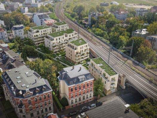 Terrassenwohnung zur Miete - Erstbezug 1.367 € 3 Zimmer 86 m² Geschoss 4/4 frei ab 01.01.2027 Eutritzsch Nord 04129