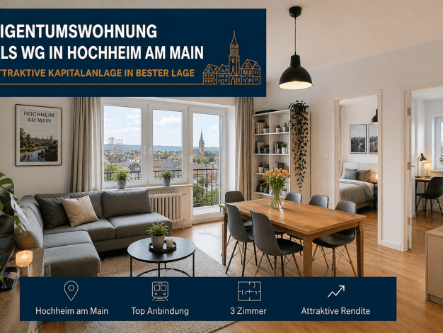 Wohnung zum Kauf provisionsfrei 377.780 € 3 Zimmer 90 m² Hochheim Hochheim 65239