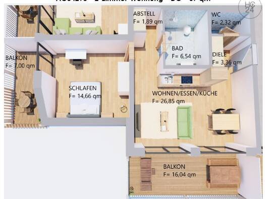 Wohnung zur Miete auf Zeit 1.450 € 2 Zimmer 67 m² frei ab 07.10.2026 Kaufbeuren Kaufbeuren 87600