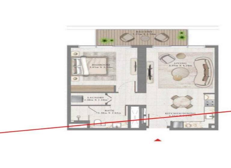 Wohnung zum Kauf provisionsfrei 839.475 € 2 Zimmer 67,9 m² Dubai