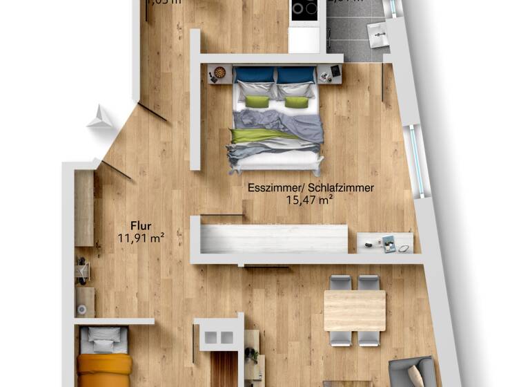 Wohnung zum Kauf 465.000 € 3,5 Zimmer 73 m²<br/>Wohnfläche 1.<br/>Geschoss Heslach Stuttgart 70178