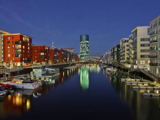 Terrassenwohnung zur Miete 2.990 € 3 Zimmer 115 m² Geschoss 3/7 frei ab sofort Gutleutviertel Frankfurt am Main 60327