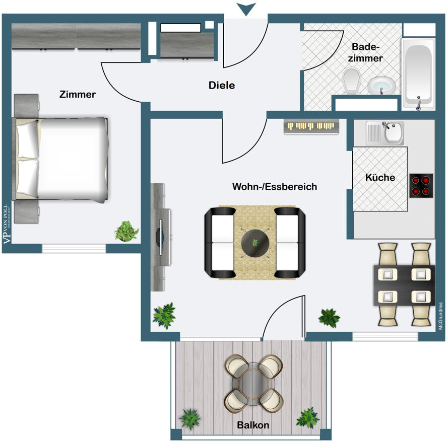 Wohnung zum Kauf 260.000 € 2 Zimmer 60 m²<br/>Wohnfläche 2.<br/>Geschoss Sossenheim Frankfurt am Main 65936