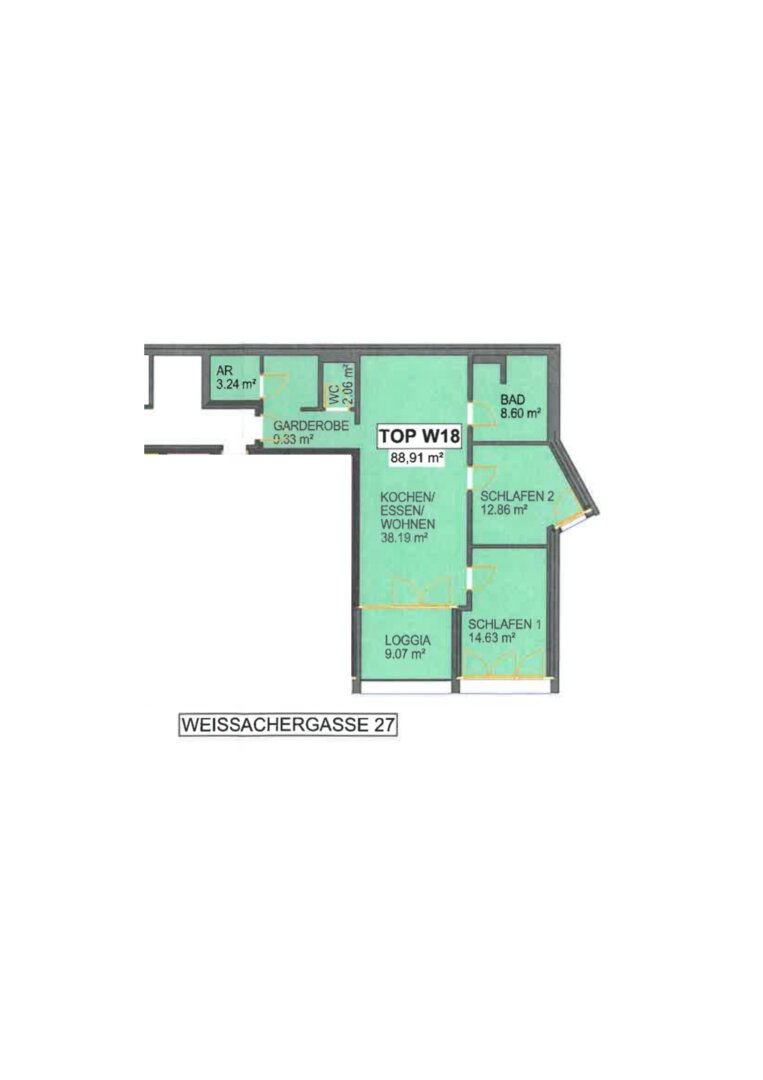 Wohnung zum Kauf 555.000 € 3 Zimmer 89 m²<br/>Wohnfläche Weißachergasse 27 Dornbirn 6850