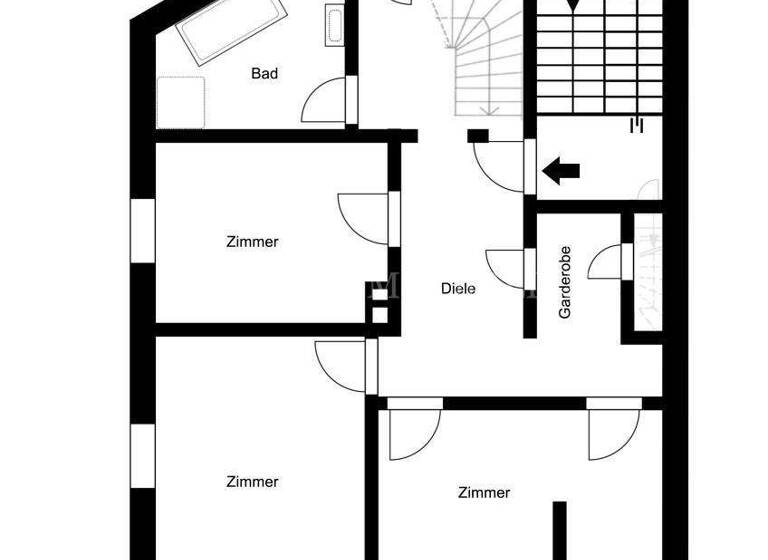 Maisonette zur Miete 2.000 € 4,5 Zimmer 148 m² 3. Geschoss Ost Stuttgart 70190