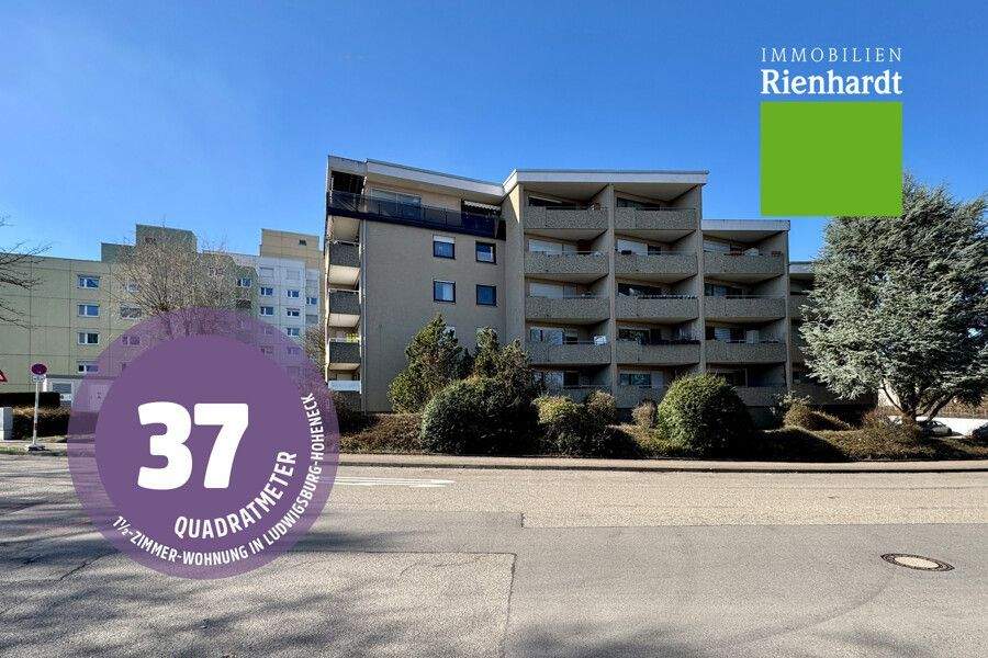 Immobilie in Ludwigsburg - 37qm! 1-Zimmer-Wohnung in Ludwigsburg-Hoheneck - Bild 0
