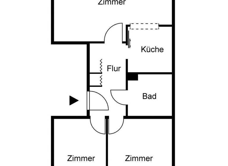 Wohnung zur Miete 359 € 3 Zimmer 57 m² 1. Geschoss Dr.-S.-Allende-Höhe 4 Frankfurt Frankfurt (Oder) 15230