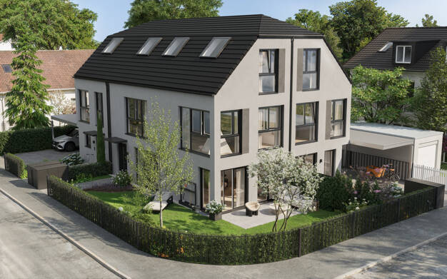 Stadthaus zum Kauf - Neubau provisionsfrei 1.379.000 € 5 Zimmer 135,9 m² 156 m² Grundstück Marmolatastraße 2 Trudering-Riem München 81825