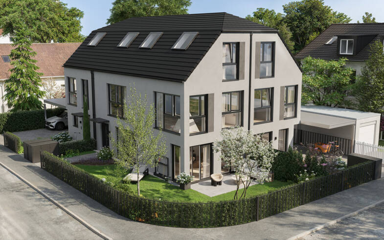 Stadthaus zum Kauf - Neubau provisionsfrei 1.379.000 € 5 Zimmer 135,9 m² 156 m² Grundstück Marmolatastraße 2 Trudering-Riem München 81825