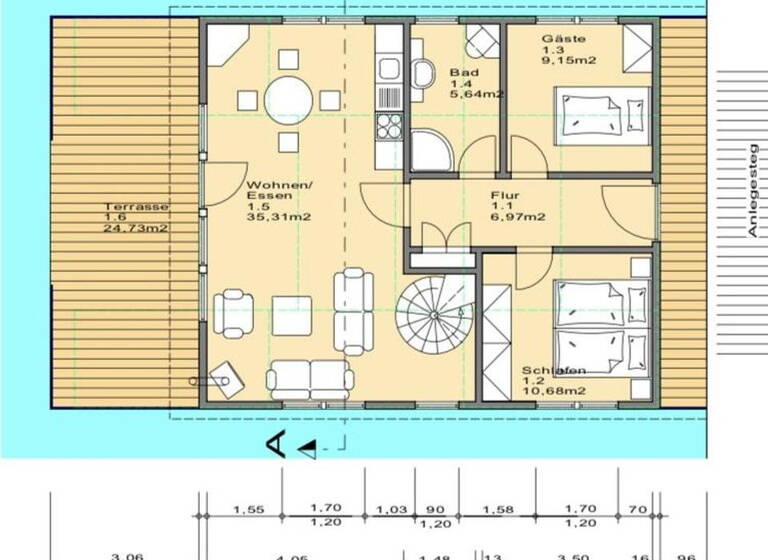 Haus zum Kauf provisionsfrei 239.000 € 3 Zimmer 70 m²<br/>Wohnfläche 112 m²<br/>Grundstück Rendsburg 24768