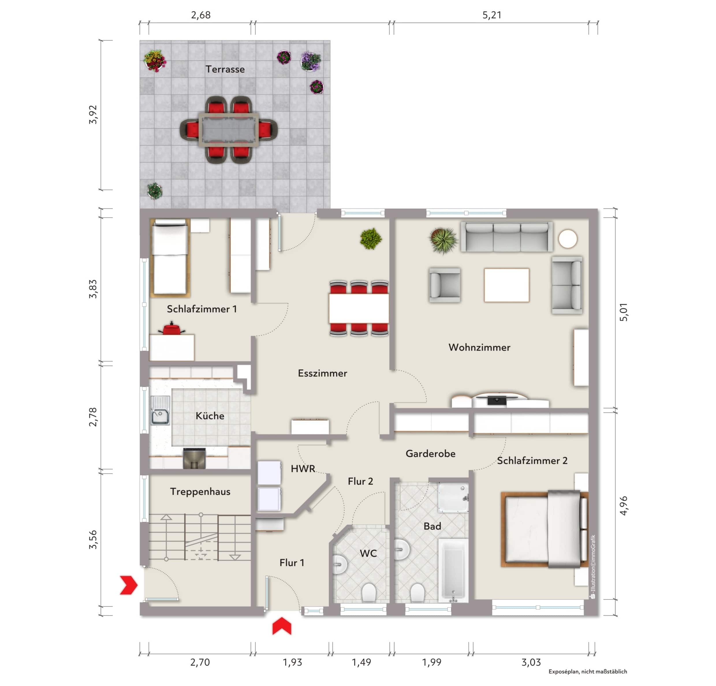 Mehrfamilienhaus zum Kauf 449.000 € 9 Zimmer 254,1 m²<br/>Wohnfläche 1.128 m²<br/>Grundstück Jaderberg Jade 26349