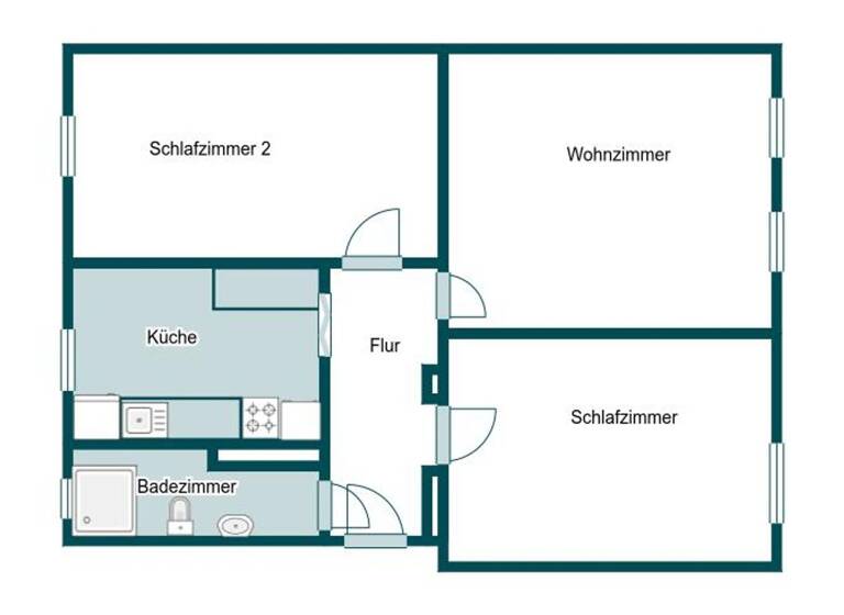 Wohnung zum Kauf 115.000 € 3 Zimmer 69,4 m² 1. Geschoss Angermünde 16278