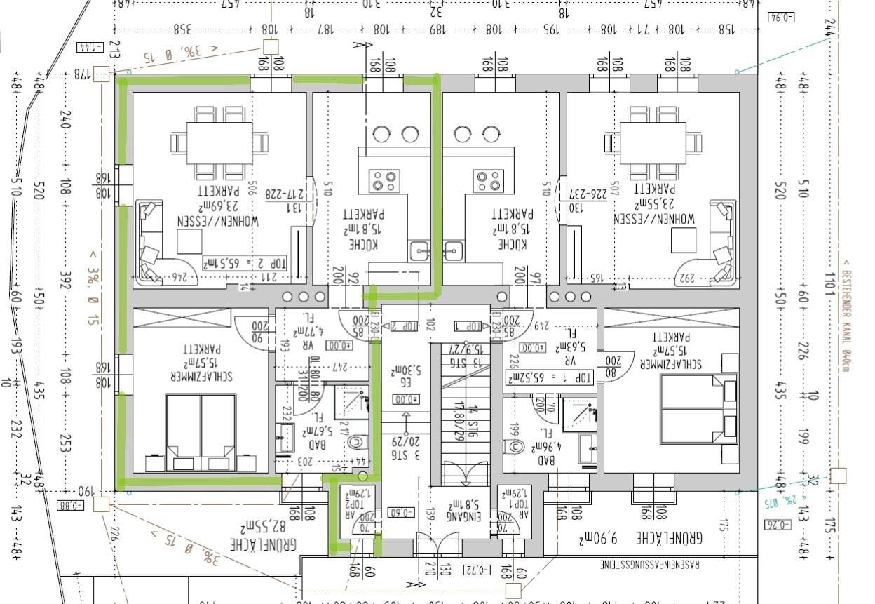 Wohnung zur Miete 426 € 2,5 Zimmer 65,5 m²<br/>Wohnfläche Donawitz 8700