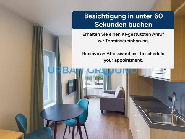 Wohnung zur Miete 1.000 € 2 Zimmer 30 m² 15. Geschoss frei ab 05.04.2026 Lehrter Straße Moabit Berlin 10557