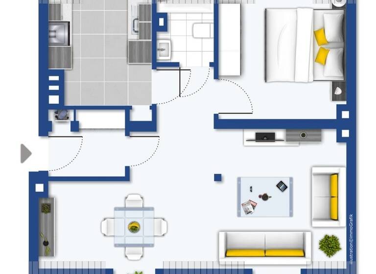 Wohnung zum Kauf 89.750 € 2 Zimmer 55,7 m² Ruhrort Duisburg 47119