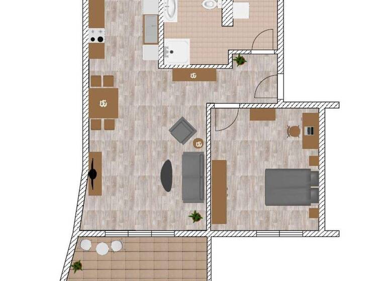 Wohnung zur Miete 935 € 2 Zimmer 66,8 m² 4. Geschoss frei ab 01.07.2026 Bahnhofstraße 2 Spremberg 03130
