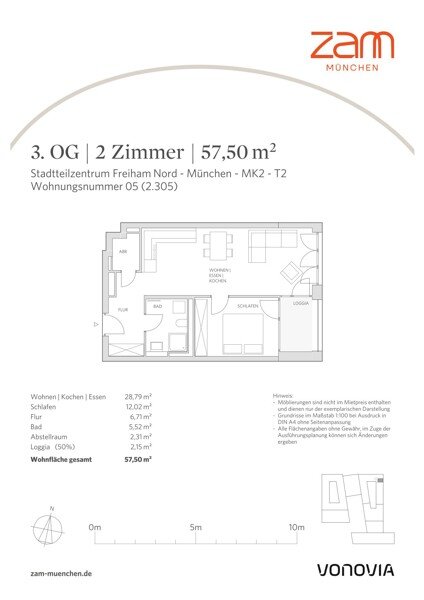 Wohnung zur Miete 1.368 € 2,5 Zimmer 57,5 m²<br/>Wohnfläche 3.<br/>Geschoss 01.04.2025<br/>Verfügbarkeit Amalie-Nacken-Str. 10 Obermenzing München 81249