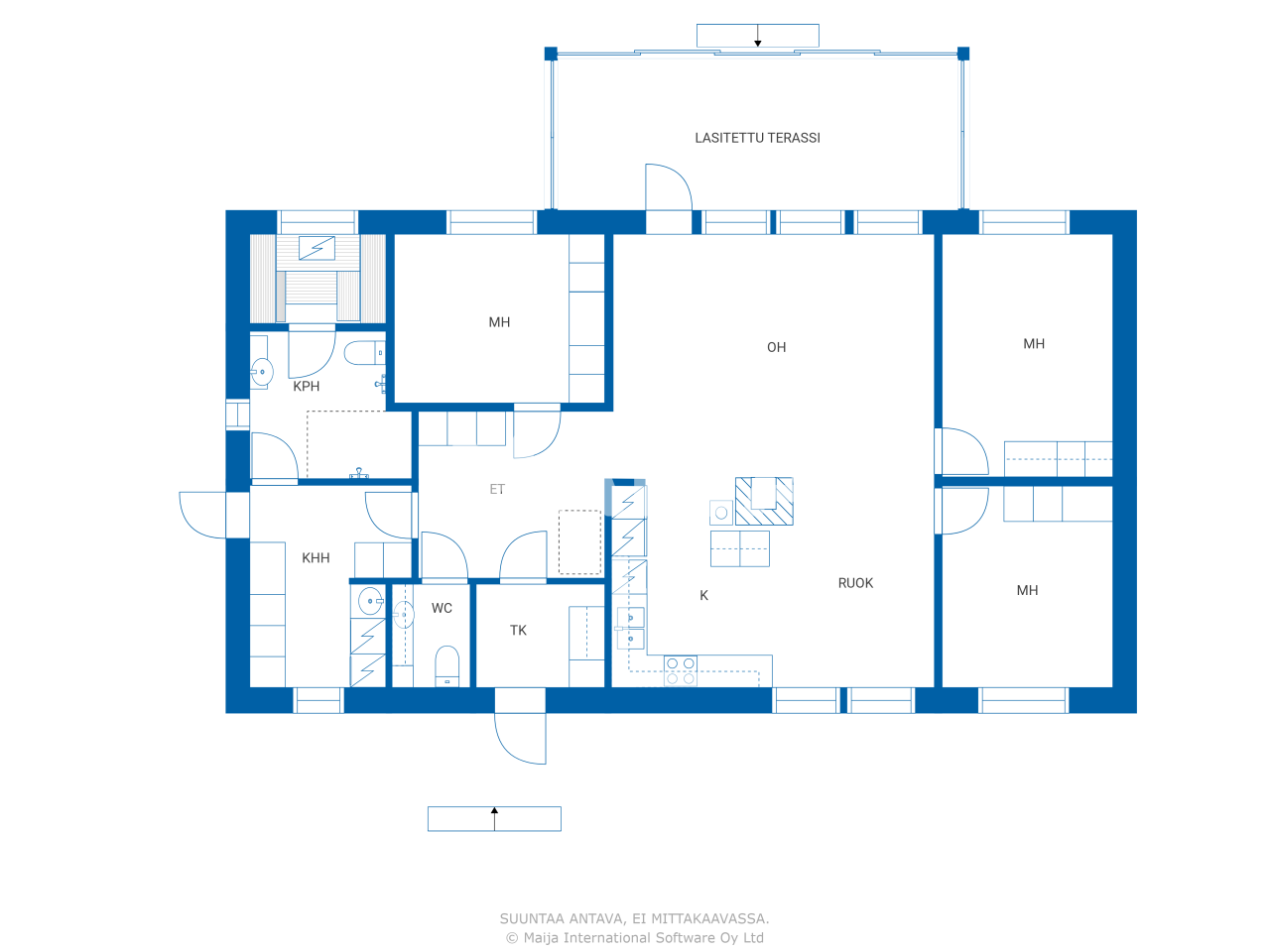 Einfamilienhaus zum Kauf 368.400 € 4 Zimmer 115,6 m²<br/>Wohnfläche 1.445 m²<br/>Grundstück Oravanreitti 3 Oulu 90540