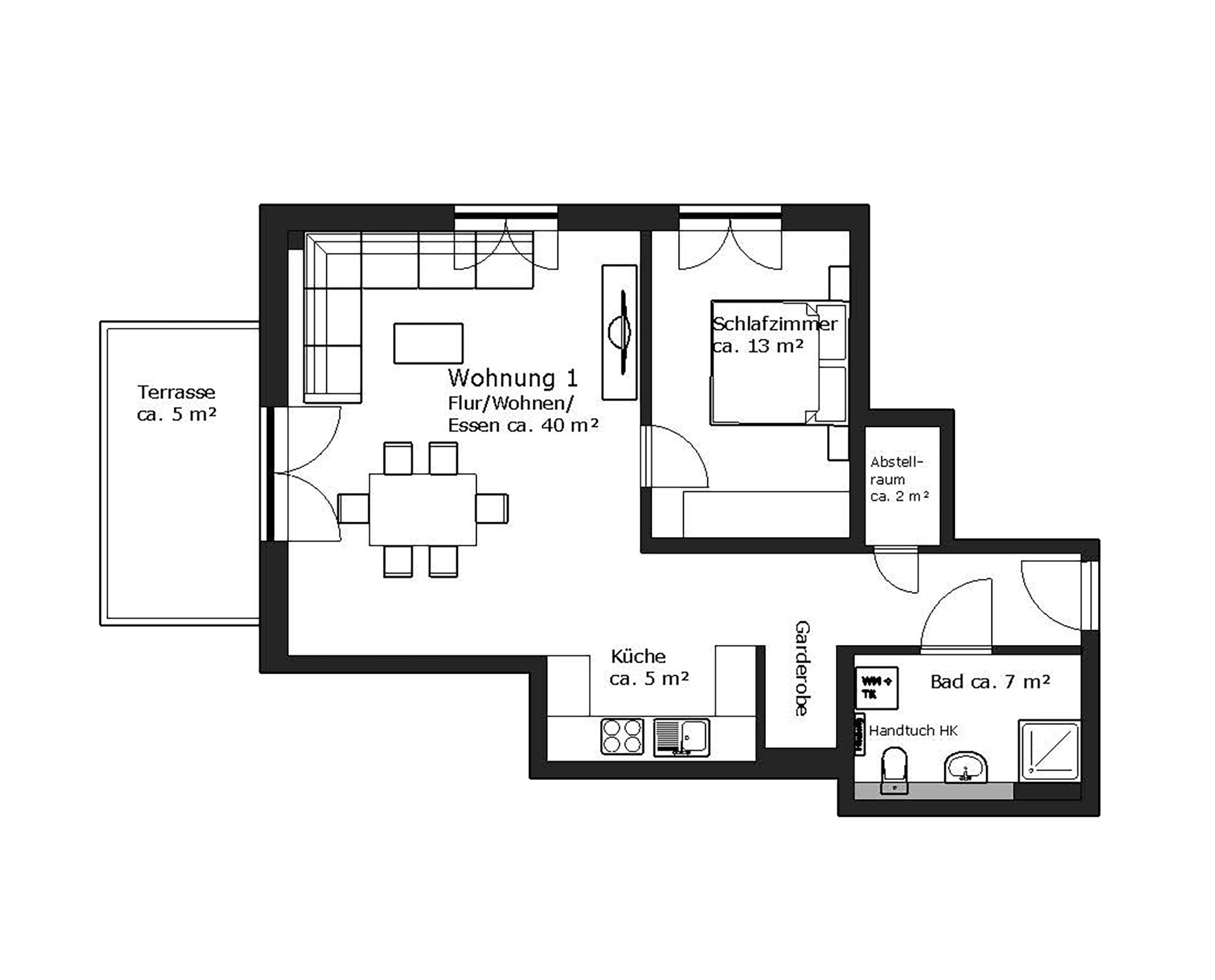 Terrassenwohnung zum Kauf provisionsfrei als Kapitalanlage geeignet 374.000 € 2 Zimmer 71 m²<br/>Wohnfläche Waldstraße 30 A Bischofsheim Maintal 63477