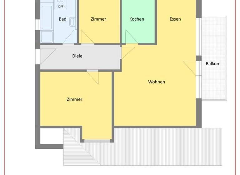 Wohnung zum Kauf 200.000 € 3 Zimmer 70 m² 2. Geschoss Mochenwangen Wolpertswende 88284