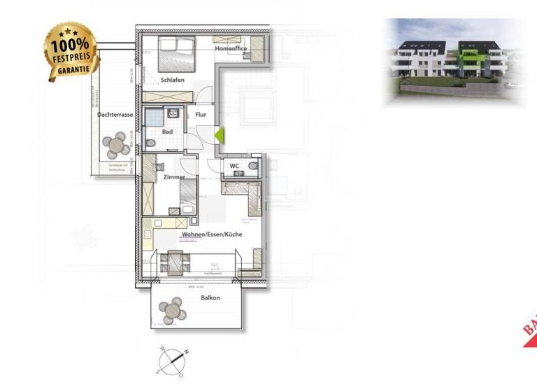 Wohnung zum Kauf provisionsfrei 545.000 € 3 Zimmer 80 m²<br/>Wohnfläche Mitte Sindelfingen 71063