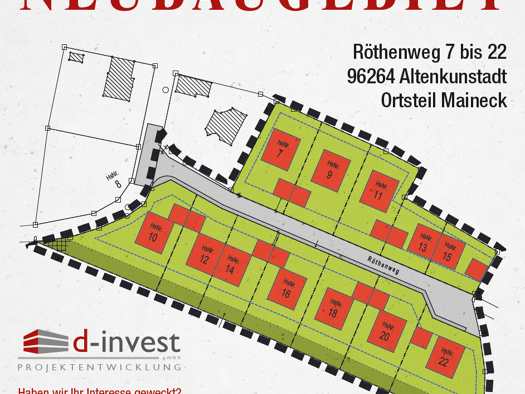 Grundstück zum Kauf provisionsfrei 57.600 € 576 m² Grundstück Röthenweg 12 Maineck Altenkunstadt 96264