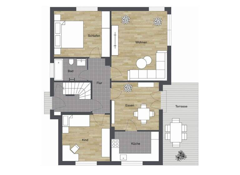 Terrassenwohnung zur Miete 740 € 4 Zimmer 87 m² EG Heepen Bielefeld 33719
